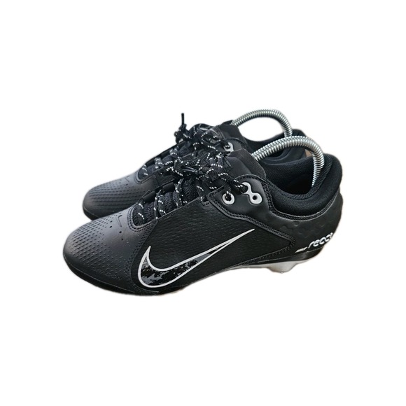 Nike Hyperdiamond 4 Pro Black Lace-Up Softball‎ Cleats US 7.5 Women's FZ0923-001 - Picture 1 of 15